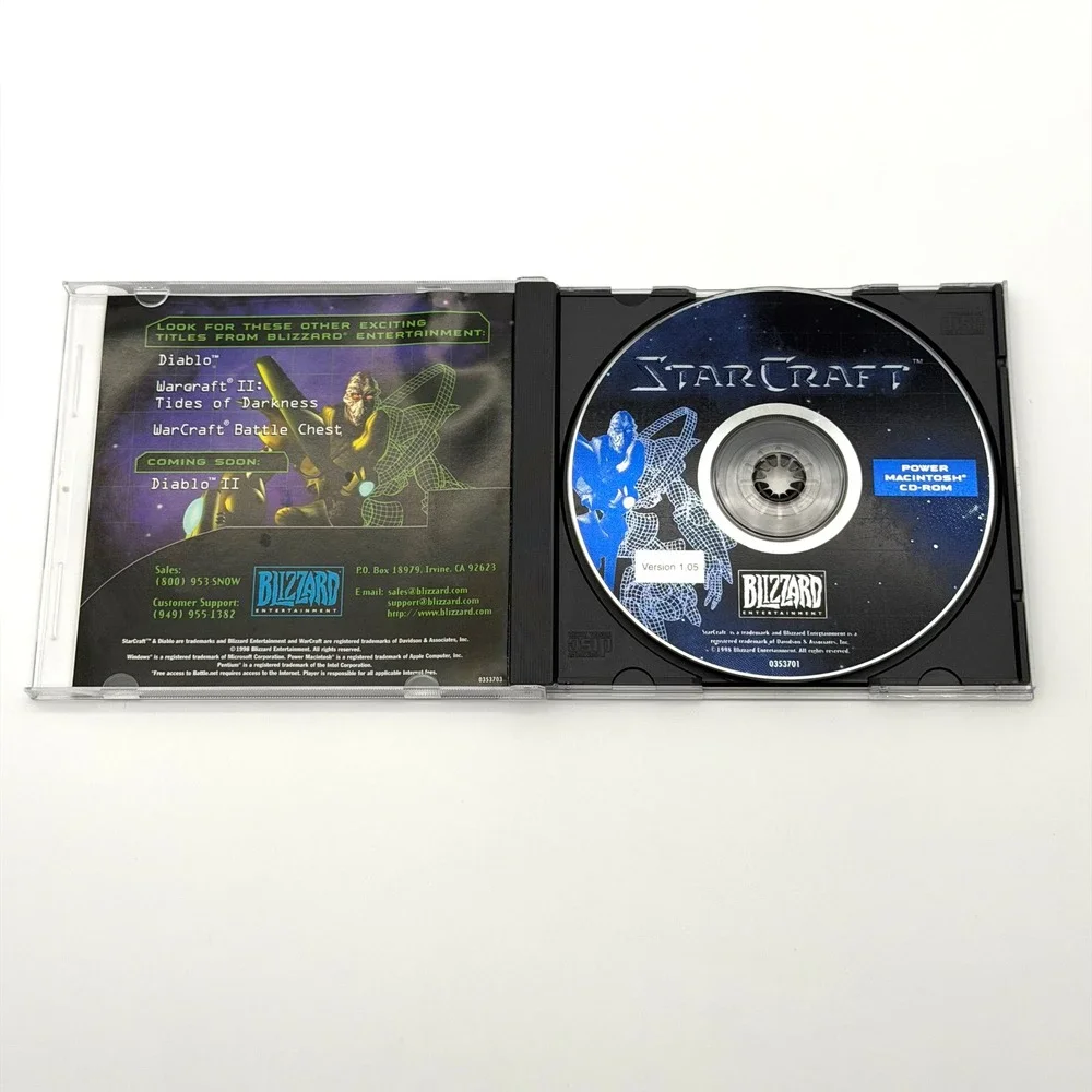 StarCraft Mac Big Box 1998 Power‎ Macintosh Complete Blizzard Entertainment